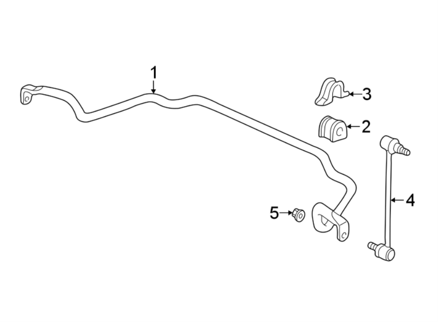 FRONT SUSPENSION. STABILIZER BAR & COMPONENTS.