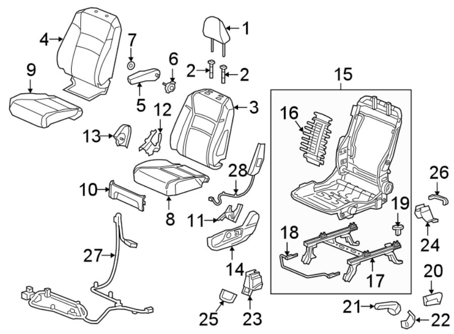 19SEATS & TRACKS. DRIVER SEAT COMPONENTS.https://images.simplepart.com/images/parts/motor/fullsize/4476385.png