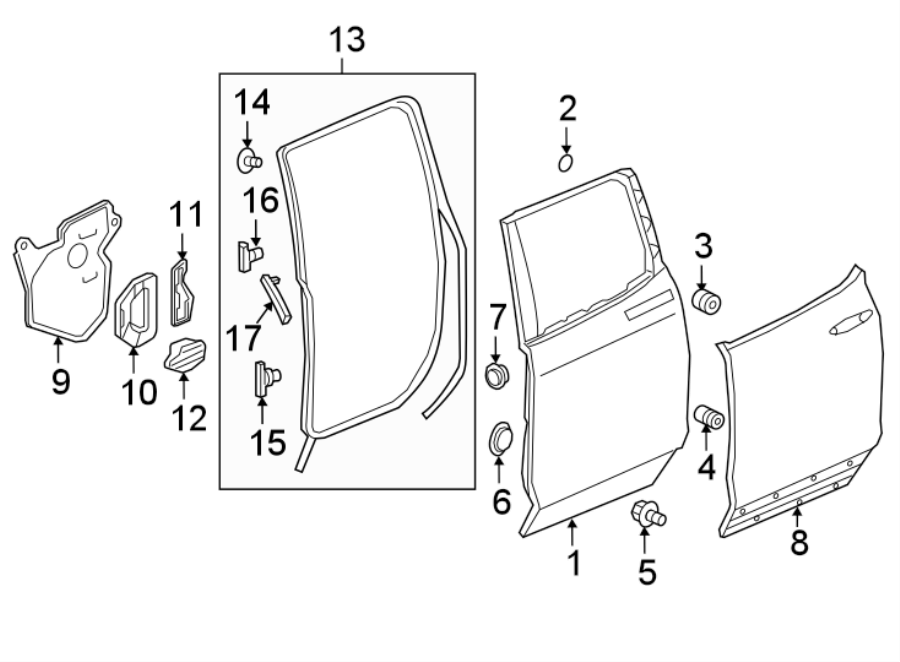 3REAR DOOR. DOOR & COMPONENTS.https://images.simplepart.com/images/parts/motor/fullsize/4476490.png