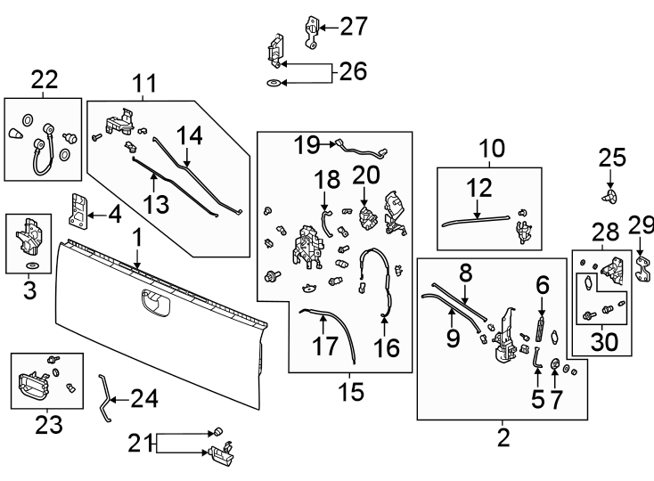 10Tail gate. Gate & hardware.https://images.simplepart.com/images/parts/motor/fullsize/4476647.png