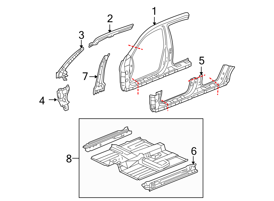 7PILLARS. ROCKER & FLOOR.https://images.simplepart.com/images/parts/motor/fullsize/4480710.png