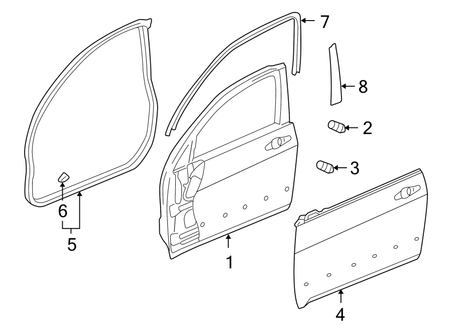 4FRONT DOOR. DOOR & COMPONENTS.https://images.simplepart.com/images/parts/motor/fullsize/4480740.png