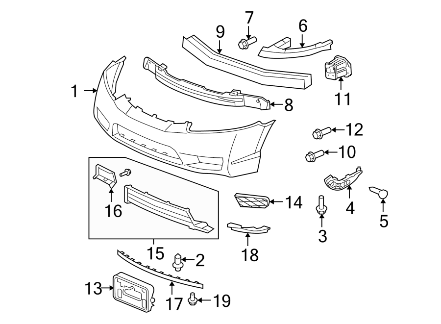 12FRONT BUMPER. BUMPER & COMPONENTS.https://images.simplepart.com/images/parts/motor/fullsize/4481015.png