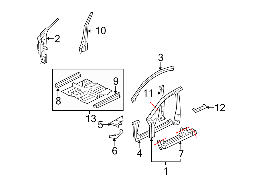 11PILLARS. ROCKER & FLOOR.https://images.simplepart.com/images/parts/motor/fullsize/4481430.png