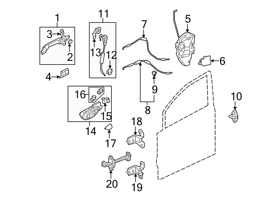 13FRONT DOOR. LOCK & HARDWARE.https://images.simplepart.com/images/parts/motor/fullsize/4481470.png