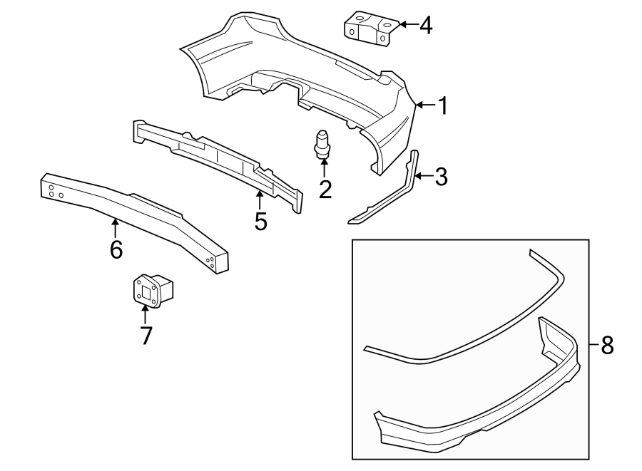 8REAR BUMPER. BUMPER & COMPONENTS.https://images.simplepart.com/images/parts/motor/fullsize/4481620.png