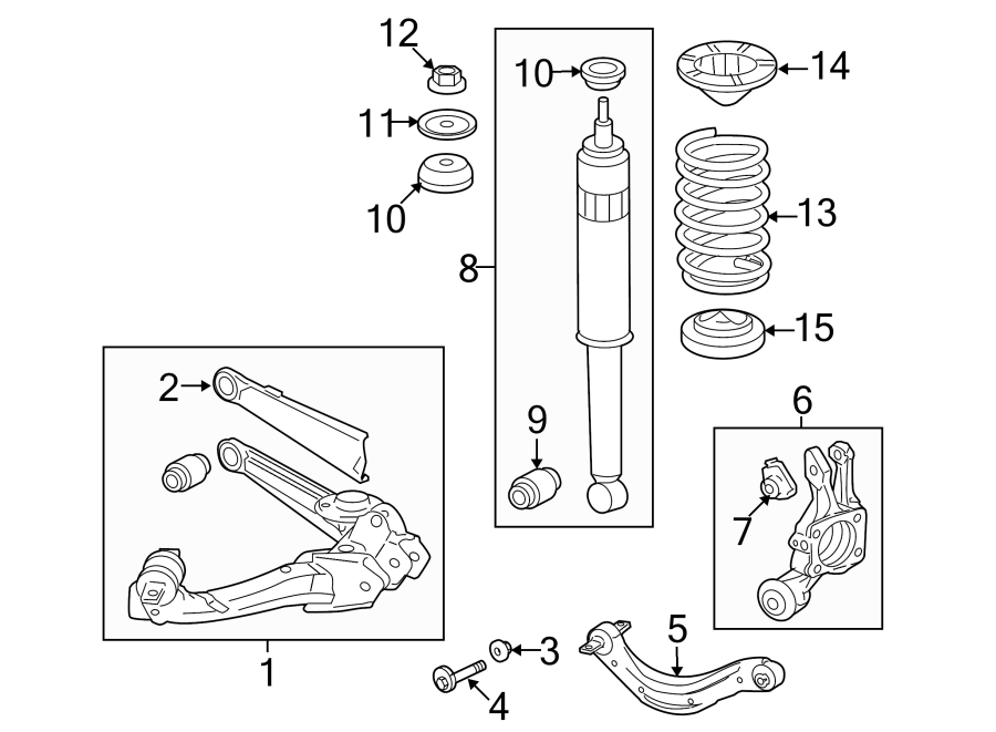 REAR SUSPENSION. SUSPENSION COMPONENTS.