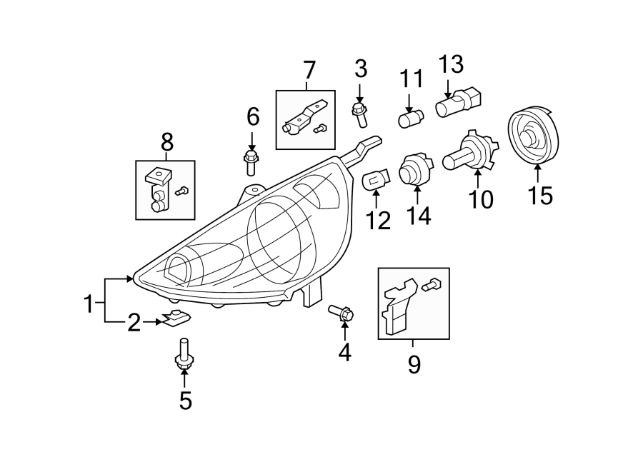 14FRONT LAMPS. HEADLAMP COMPONENTS.https://images.simplepart.com/images/parts/motor/fullsize/4485015.png