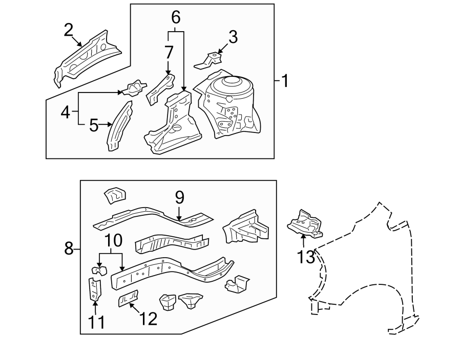 5FENDER. STRUCTURAL COMPONENTS & RAILS.https://images.simplepart.com/images/parts/motor/fullsize/4485085.png