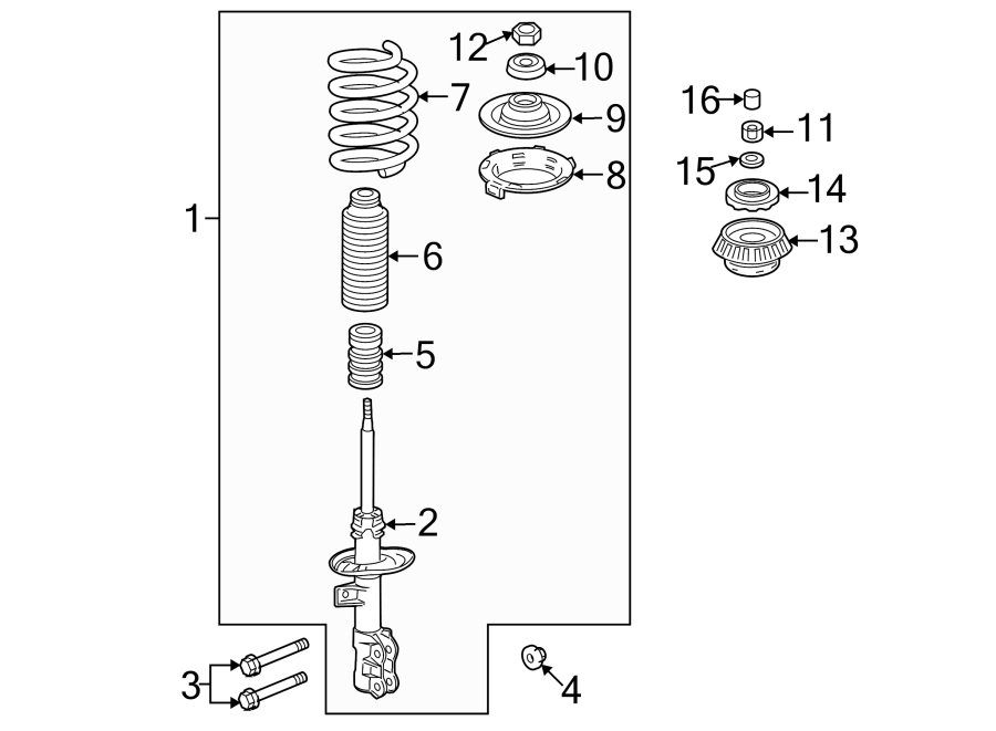 16FRONT SUSPENSION. STRUTS & COMPONENTS.https://images.simplepart.com/images/parts/motor/fullsize/4485190.png