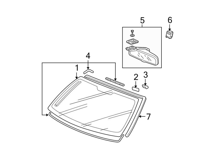 3WINDSHIELD. GLASS. REVEAL MOLDINGS.https://images.simplepart.com/images/parts/motor/fullsize/4485230.png