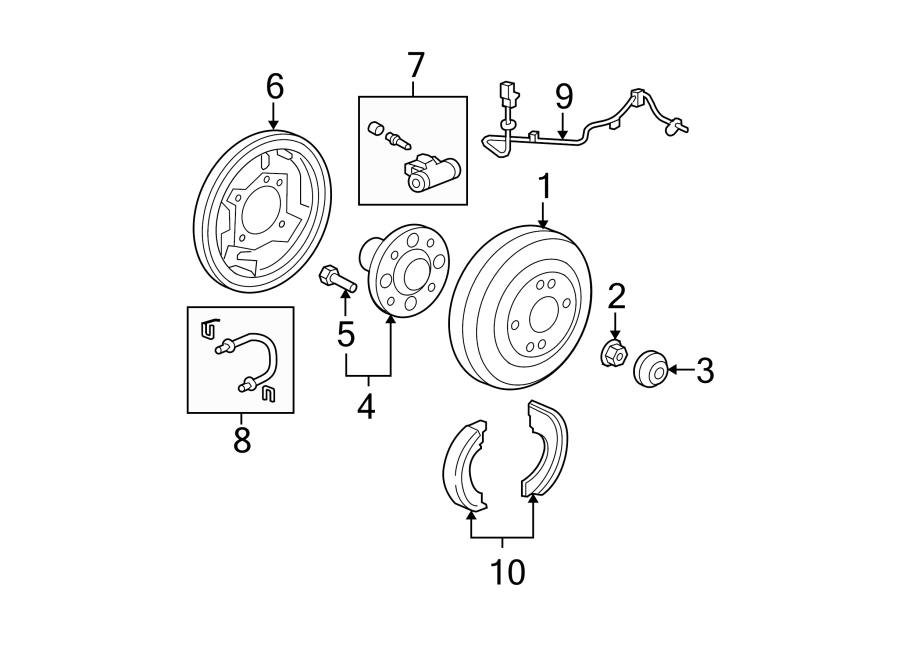 10REAR SUSPENSION. BRAKE COMPONENTS.https://images.simplepart.com/images/parts/motor/fullsize/4485435.png