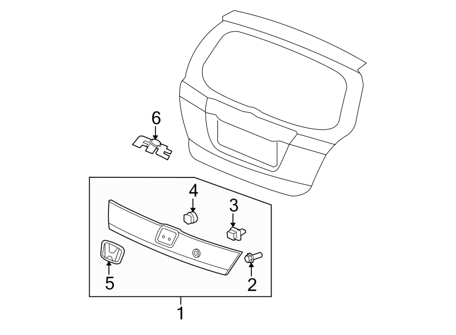 1LIFT GATE. EXTERIOR TRIM.https://images.simplepart.com/images/parts/motor/fullsize/4485465.png