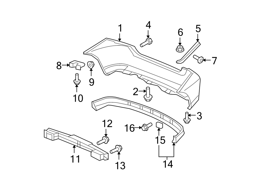 9REAR BUMPER. BUMPER & COMPONENTS.https://images.simplepart.com/images/parts/motor/fullsize/4485510.png