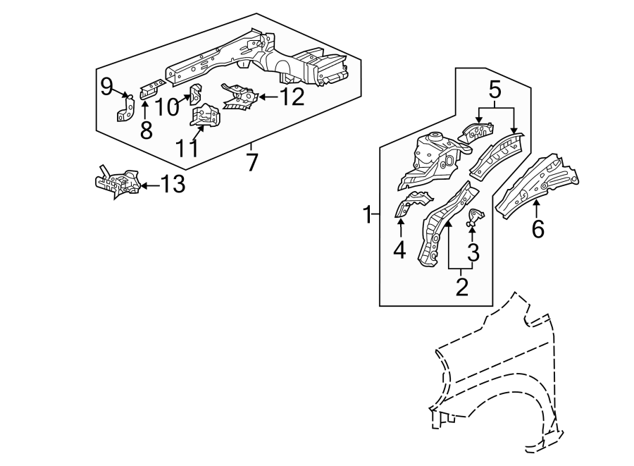 5FENDER. STRUCTURAL COMPONENTS & RAILS.https://images.simplepart.com/images/parts/motor/fullsize/4486095.png