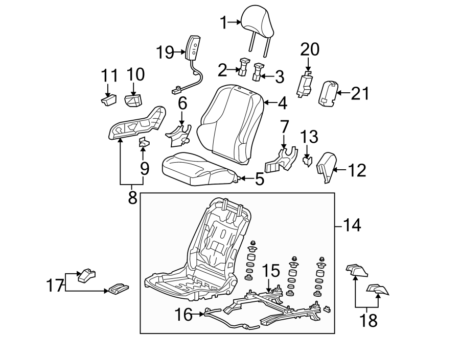 13SEATS & TRACKS. PASSENGER SEAT COMPONENTS.https://images.simplepart.com/images/parts/motor/fullsize/4486355.png