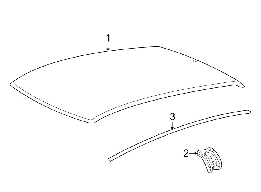 1EXTERIOR TRIM. ROOF & COMPONENTS.https://images.simplepart.com/images/parts/motor/fullsize/4486375.png