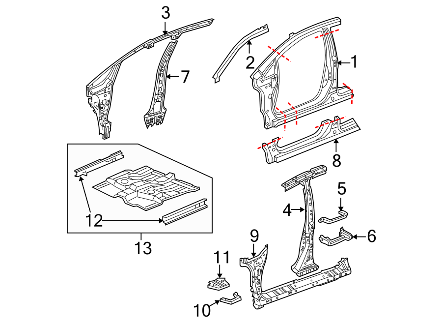 7PILLARS. ROCKER & FLOOR.https://images.simplepart.com/images/parts/motor/fullsize/4486385.png