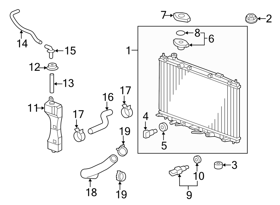 19RADIATOR & COMPONENTS.https://images.simplepart.com/images/parts/motor/fullsize/4487040.png