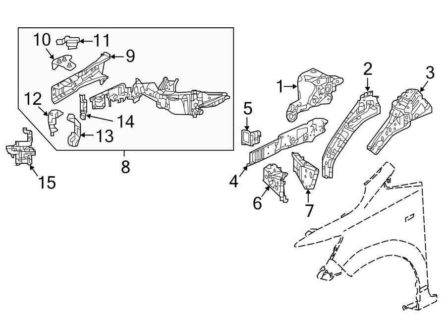 8FENDER. STRUCTURAL COMPONENTS & RAILS.https://images.simplepart.com/images/parts/motor/fullsize/4487095.png