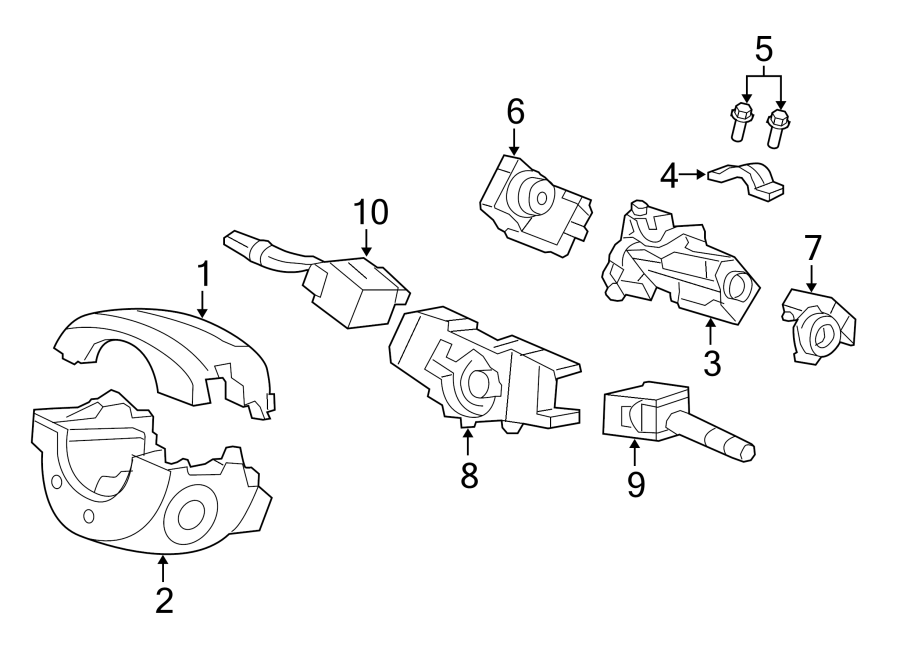 8STEERING COLUMN. SHROUD. SWITCHES & LEVERS.https://images.simplepart.com/images/parts/motor/fullsize/4487230.png