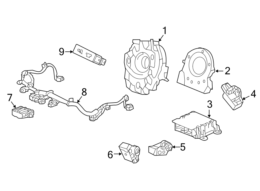 RESTRAINT SYSTEMS. AIR BAG COMPONENTS.