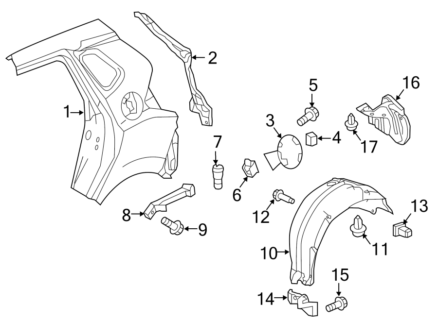 7QUARTER PANEL & COMPONENTS.https://images.simplepart.com/images/parts/motor/fullsize/4487485.png