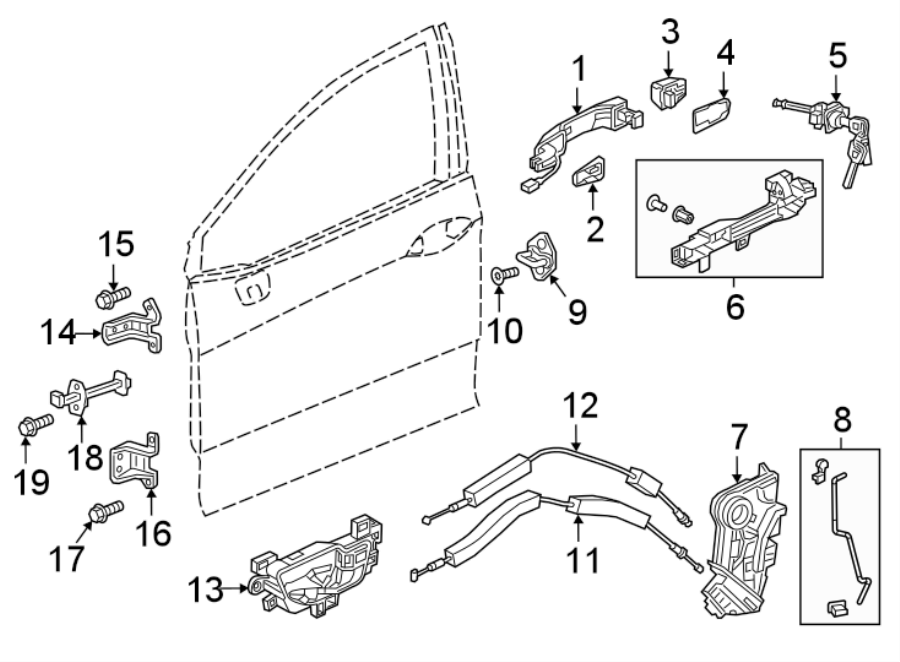 19FRONT DOOR. LOCK & HARDWARE.https://images.simplepart.com/images/parts/motor/fullsize/4490328.png