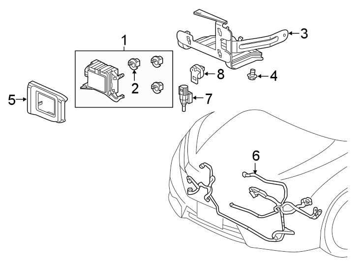 2FRONT BUMPER & GRILLE. ELECTRICAL COMPONENTS.https://images.simplepart.com/images/parts/motor/fullsize/4495014.png