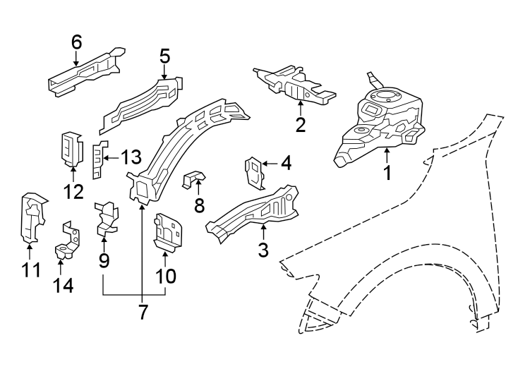 10FENDER. STRUCTURAL COMPONENTS & RAILS.https://images.simplepart.com/images/parts/motor/fullsize/4495084.png