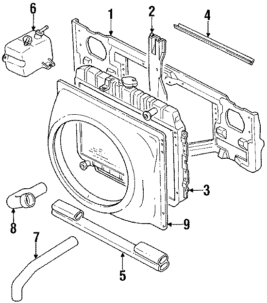 7RADIATOR & COMPONENTS. RADIATOR SUPPORT.https://images.simplepart.com/images/parts/motor/fullsize/4605040.png