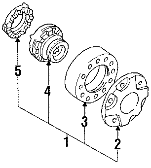 5FRONT SUSPENSION. LOCKING HUB COMPONENTS.https://images.simplepart.com/images/parts/motor/fullsize/4625130.png