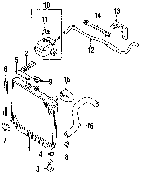 RADIATOR & COMPONENTS.