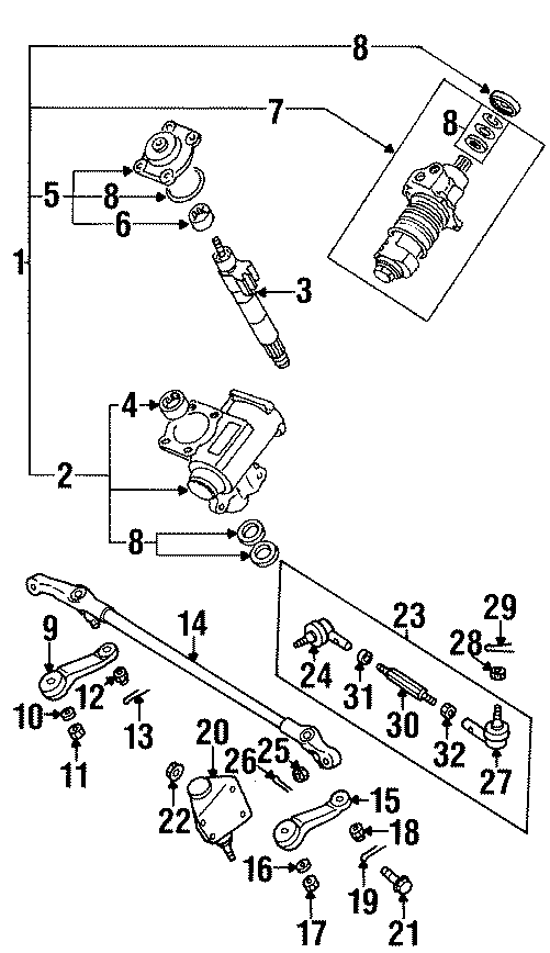 14STEERING GEAR & LINKAGE.https://images.simplepart.com/images/parts/motor/fullsize/4628210.png