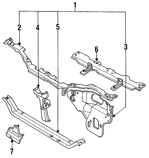 6RADIATOR SUPPORT.https://images.simplepart.com/images/parts/motor/fullsize/4630070.png