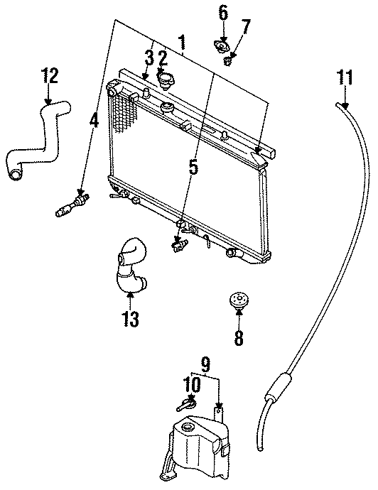 RADIATOR & COMPONENTS.