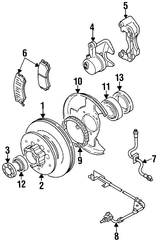 12FRONT SUSPENSION. BRAKE COMPONENTS.https://images.simplepart.com/images/parts/motor/fullsize/4650220.png