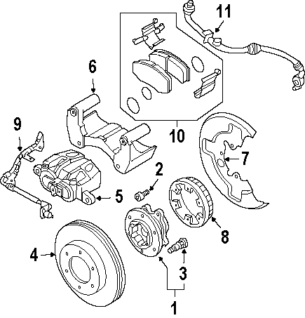 5FRONT SUSPENSION. BRAKE COMPONENTS.https://images.simplepart.com/images/parts/motor/fullsize/4655205.png