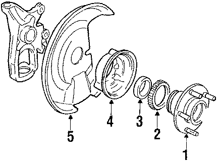 Diagram WHEELS & FRONT SUSPENSION. for your 2000 Jaguar XJ8   