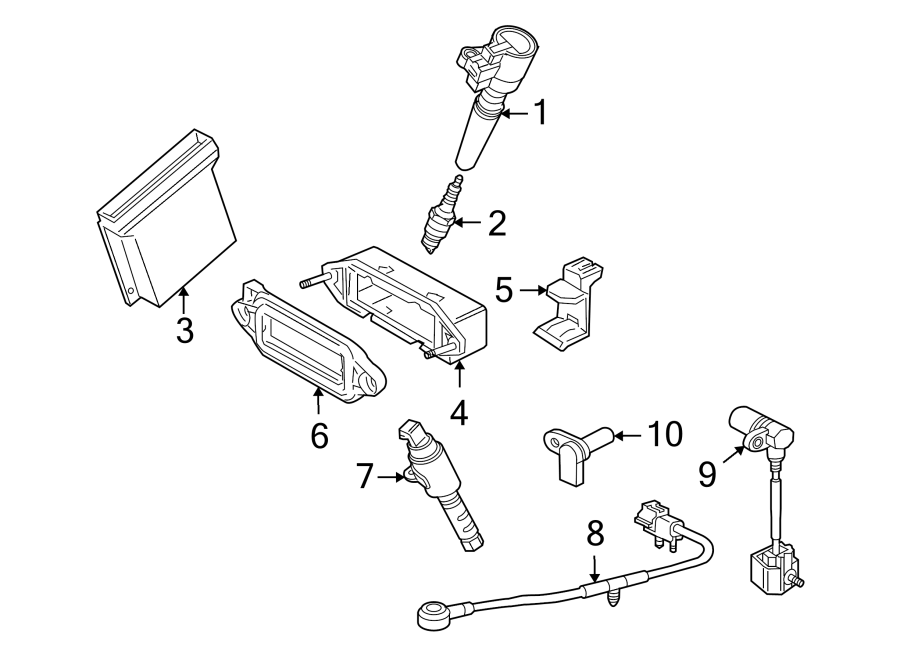 Diagram IGNITION SYSTEM. for your 1999 Jaguar Vanden Plas   