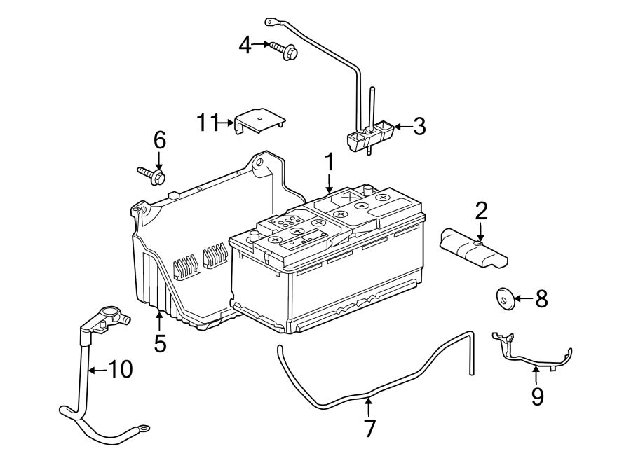 Diagram Battery. for your 2009 Jaguar XK   