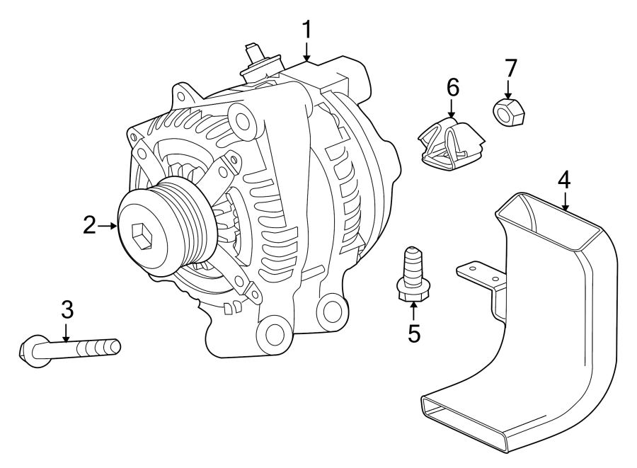 Diagram ALTERNATOR. for your Jaguar