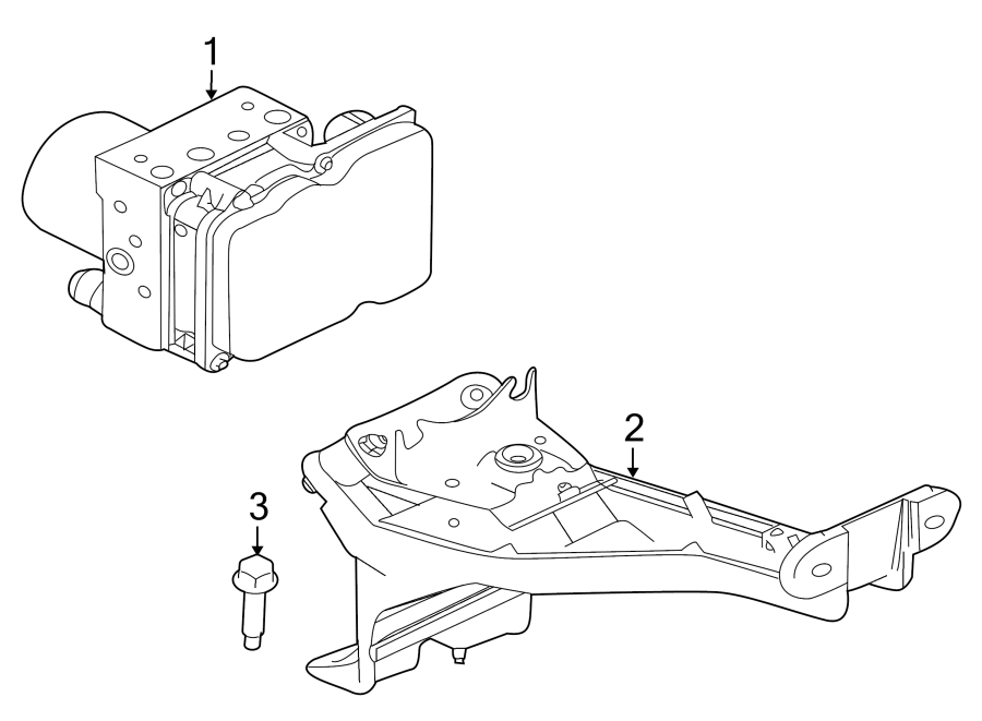 Full size assembly image of Abs components. (1/1)