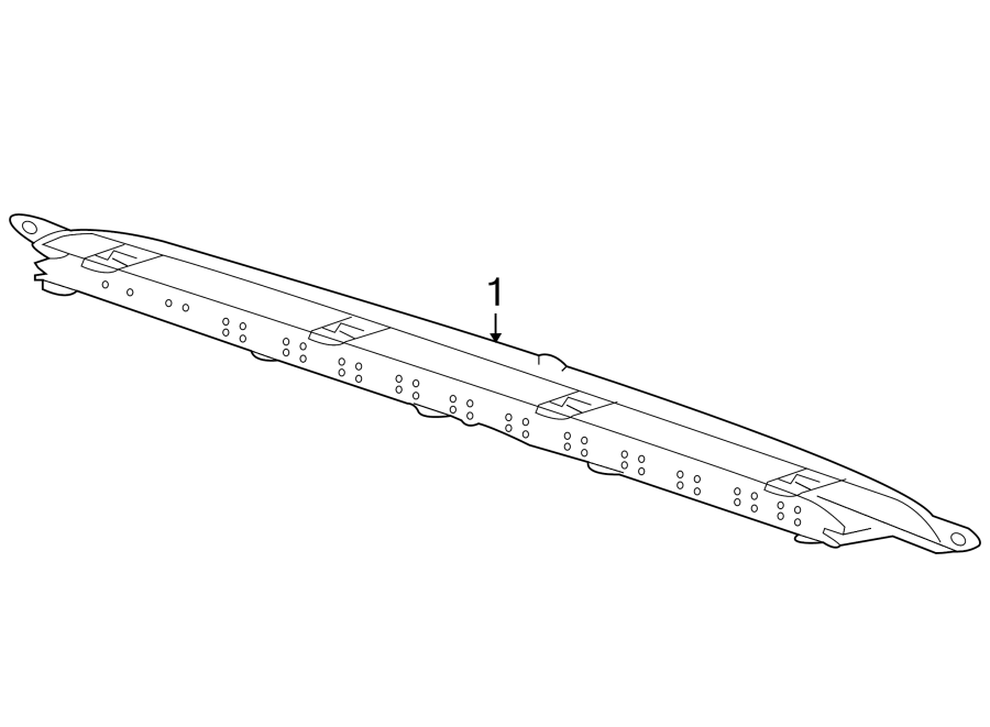 Full size assembly image of REAR LAMPS. HIGH MOUNT LAMPS. (1/1)