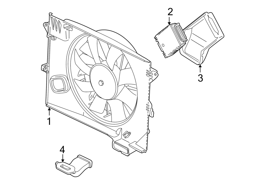 Diagram COOLING FAN. for your Jaguar S-Type  