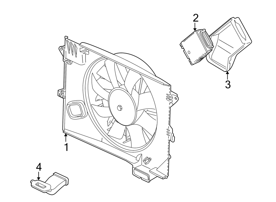 Diagram COOLING FAN. for your Jaguar S-Type  