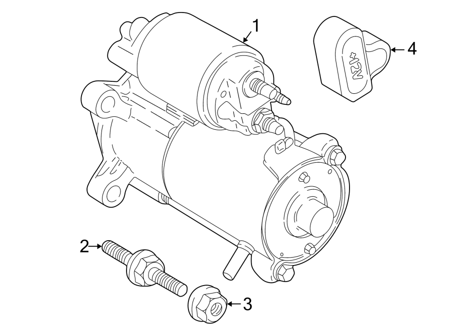 Diagram STARTER. for your 2006 Jaguar XKR   