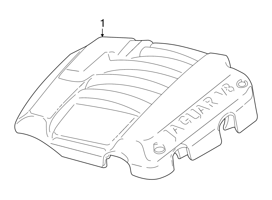 Jaguar S-Type Engine Cover. 4.0 LITER - XR87427 | Jaguar Palm Beach