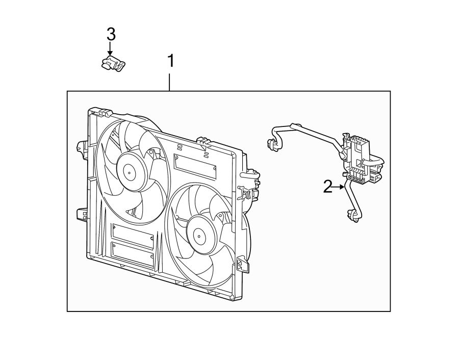 Diagram COOLING FAN. for your Jaguar