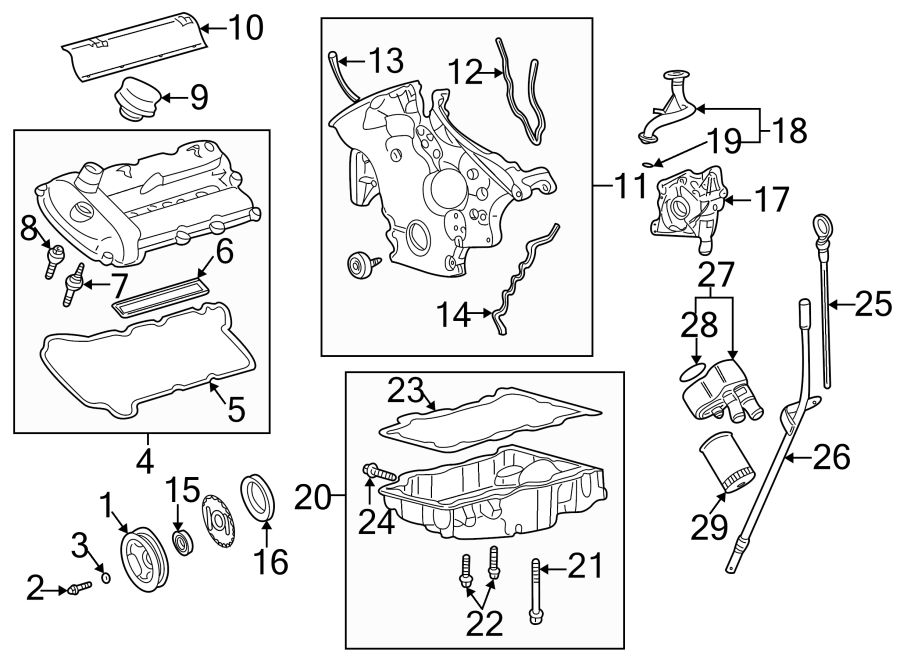 Diagram ENGINE PARTS. for your 2007 Jaguar XKR   